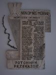 Tablica powicona profesorom i uczniom Pastwowego Gimnazjum im. Seweryna Goszczyskiego w Nowym Targu polegym w latach 1939-1945.