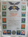 Dyplom uznania za obron Ojczyzny w 1939 roku nadany Stanisawowi Gosowi przez Zarzd Gwny Zwizku Kombatantw R.P. i Byych Winiw Politycznych z okazji przypadajcej 1 wrzenia 2004 r. 65. rocznicy wybuchu II wojny wiatowej (dok. ze zb. rodzinnych).