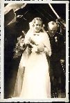 Por. Józef Walicki w dniu ślubu ze Zdzisławą z Nyków, Poznań, kościół garnizonowy, ok. 1936/1937 r. (fot. ze zb. rodzinnych).