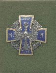 Odznaka pułkowa 14 pp (źródło: http://www.wne.uw.edu.pl/pracownia_informatyczna/wrylski/odznaki/panasiuk/pie/14pp.jpg).