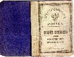 Dowd osobisty Adama Strusia wydany 12 sierpnia 1921 r. przez Komend Policji Pastwowej m. odzi (dok. ze zb. rodzinnych, fot. Artur Polit).