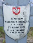 Stanisaw Pede, upamitniony na imiennej tablicy epitafijnej na kwaterze wojennej na cmentarzu rzymskokatolickim w Rybnie. Stan z 2005r.