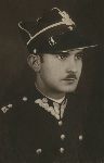 Bernard Ossowski jako podporucznik 65 puku piechoty (fot. ze zb. rodzinnych).