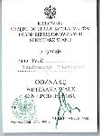 Dyplom Odznaki Weterana Walk o Niepodlego przyznanej Stanisawowi Kazimierzowi Szafraskiemu w 1995 r. (dok. ze zb. rodzinnych).