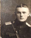 Bolesław Wodecki tuż po awansie na chorążego armii rosyjskiej, 1917 r. (fot. ze zb. rodzinnych).