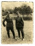 Jzef Kanarecki (z prawej) jako onierz 7 Dywizjonu Artylerii Konnej w Poznaniu (fot. fot. ze zb. rodzinnych).