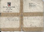 Pismo Prezydium Niemieckiego Czerwonego Krzya w Berlinie z 20 padziernika 1942 r. ws. miejsca spoczynku Aleksandra Bogaleckiego (dok. ze zb. rodzinnych).