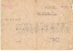Pismo z PCK z 3 stycznia 1947 r. ws. ustalenia miejsca spoczynku Ludwika (ze zbiorw rodziny Bryskw z Nawry)