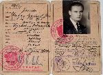 Dowd osobisty Floriana Jernasa wydany przez Magistrat Miasta Poznania dn. 4 sierpnia 1934 r. (dok. ze zb. rodzinnych).