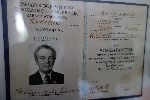 Legitymacja czonkowska Zwizku Bojownikw o Wolno i Demokracj Edwarda Winiewskiego wydana 27 kwietnia 1987 r. przez Zarzd Wojewdzki ZBoWiD w Koninie (dok. ze zb. rodzinnych).