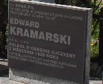 Ppor. pil. Edward Kramarski. – tablica epitafijna na mogile. (fot. Zbigniew Adamas, w dn. 06.05.2011r.)  