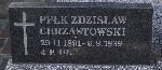 Ppk Zdzisaw Chrzstowski - tablica epitafijna w obrbie zbiorowej mogiy wojennej onierzy Wojska Polskiego polegych we wrzeniu 1939 r. na cmentarzu rzymskokatolickim pw. w. Rocha w odzi. (fot. Zbigniew Adamas, w dn. 23.08.2011r.)