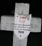 Mieczysaw Wilk, upamitniony na imiennej tablicy epitafijnej na cmentarzu wojennym w Sochaczewie - Trojanowie, Al. 600-lecia. Stan z 2005 r.