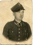 Jan Galle jako strzelec 57 puku piechoty w Poznaniu, 1938/1939 (fot. ze zb. rodzinnych).
