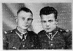 Kpr. Jan kasztelan (z lewej) i nieznany onierz Wojska Polskiego (fot. ze zb. rodzinnych).