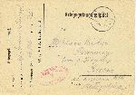 Rewers karty pocztowej z yczeniami witecznymi wysanej dn. 10 grudnia 1939 r. przez kpt. Edwarda Mamunowa z Oflagu VII A Murnau do szwagrostwa Romockich w Kronie (dok. ze zb. rodzinnych).