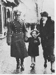 Klemens Uzdowski z żoną i córką Magdaleną, przed 1939 r. (fot. ze zb. rodzinnych).