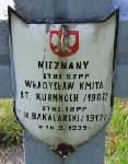 Henryk Bakalarski, upamitniony na imiennej tablicy epitafijnej na kwaterze wojennej na cmentarzu rzymskokatolickim w Rybnie. Stan z 2005r.