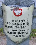 M. Redlich (Redlicz), upamiętniony na imiennej tablicy epitafijnej na kwaterze wojennej na cmentarzu rzymskokatolickim w Rybnie. Stan z 2005r.