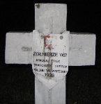 Mikołaj Terenz (Trec), upamiętniony na imiennej tablicy epitafijnej na cmentarzu wojennym w Sochaczewie - Trojanowie, Al. 600-lecia. Stan z 2005 r.