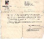 Pismo Niemieckiego Czerwonego Krzyża do Marii Stasikiewicz w Czortkowie z 28 maja 1940 r. z zawiadomieniem o śmierci jej małżonka, ppor. rez. Józefa Mariana Stasikiewicza (dok. ze zb. rodzinnych).