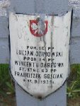 Franciszek Gaściak (Gościak), upamiętniony na imiennej tablicy epitafijnej na kwaterze wojennej na cmentarzu rzymskokatolickim w Rybnie. Stan z 2005r.
