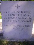 Por. Janusz Kulikowski upamitniony na imiennej tablicy epitafijnej na mogile zbiorowej w wydzielonej kwaterze wojennej na cm. katedralnym w owiczu. Stan z dn. 12.08.2012 r. (fot. Baej Kucharski).
