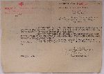 Pismo ws. depozytu Jzefa Majewskiego wysane w marcu 1941 r. przez Biuro Informacyjne Polskiego Czerwonego Krzya do E. Majewskiego, ojca Jzefa (ze zb. rodzinnych).