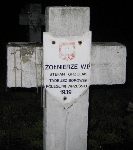 Tadeusz Borowski, upamitniony na imiennej tablicy epitafijnej na cmentarzu wojennym w Sochaczewie - Trojanowie, Al. 600-lecia. Stan z 2005 r.