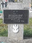 Szer. Bolesaw Kubowski upamitniony na tablicy na mogile zbiorowej w obrbie kwatery wojennej onierzy Wojska Polskiego na cmentarzu parafialnym w Dmosinie.                    Stan z dn. 19.10.2013r. (fot. Baej Kucharski).