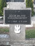 Bronisaw Czerniawski upamitniony na tablicy na mogile zbiorowej w obrbie kwatery wojennej onierzy Wojska Polskiego na cmentarzu parafialnym w Dmosinie.                                           Stan z dn. 19.10.2013r. (fot. Baej Kucharski).