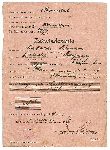Zawiadczenie Komisji Poborowej w Obornikach z dn. 1 czerwca 1929 r. wystawione Bernardowi Ludwikowi Szuberskiemu (dok. z archiwum rodzinnego wnuka Bartosza Szuberskiego).