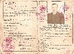 Dowód osobisty Wiktora Nowaka wydany 27 maja 1936 r. przez Zarząd Gminny w Jabłonnej, pow. Wolsztyn (dok. ze zb. rodzinnych).