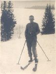 Edward Lankamer w czasie XV kursu Szkoły Podchorążych Artylerii w Toruniu, Bukowina Tatrzańska, 1937 r. (fot. ze zb. rodzinnych).