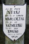 Kamierski, upamitniony na imiennej tablicy epitafijnej na wydzielonej kwaterze na cmentarzu rzymskokatolickim w Juliopolu.