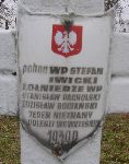 Stefan Iwicki, upamitniony na imiennej tablicy epitafijnej na cmentarzu wojennym w Sochaczewie - Trojanowie, Al. 600-lecia. Stan z 2005 r.