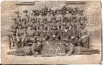 Por. Stefan Dąbek (siedzi w środku pierwszego rzędu) wśród żołnierzy plutonu łączności 70 pp w dniu 19. 06. 1938 r. (fot. ze zb. rodzinnych Teresy Krzyżanowskiej).