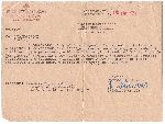 Pismo Biura Informacyjnego Polskiego Czerwonego Krzyża w Warszawie z 14 lipca 1954 r. do Anny Salamonowicz ws. okoliczności śmierci jej syna Stefana Salamonowicza (dok. ze zb. rodzinnych).