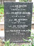 Jan Świątek upamiętniony na tablicy nagrobnej cmentarz wojenny Dobrzelin.