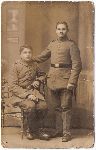 Szczepan Janicki (z prawej) podczas suby w wojsku niemieckim w okresie I wojny wiatowej (fot. ze zb. rodzinnych).