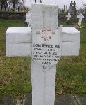 Tomasz Socha, upamitniony na imiennej tablicy epitafijnej na cmentarzu wojennym w Sochaczewie - Trojanowie, Al. 600-lecia. Stan z 2005 r.