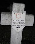 Wadysaw Kraszewski, upamitniony na imiennej tablicy epitafijnej na cmentarzu wojennym w Sochaczewie - Trojanowie, Al. 600-lecia. Stan z 2005 r.