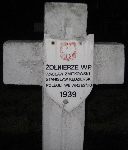 Wacaw Zmitkowski, upamitniony na imiennej tablicy epitafijnej na cmentarzu wojennym w Sochaczewie - Trojanowie, Al. 600-lecia. Stan z 2005 r.