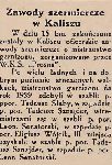 Por. Tadeusz Sznajder odnotowany jako mistrz w szpadzie i zdobywca III miejsca w szabli na oficerskich zawodach szermierczych o mistrzostwo garnizonu Kalisz na 1939 r. (źródło: "ABC Kaliskie", R. III, 1939, nr 47).
