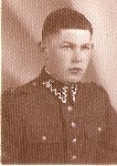Bogdan Działoszyński jako szer. elew orkiestry 70 pułku piechoty (fot. ze zb. rodzinnych).