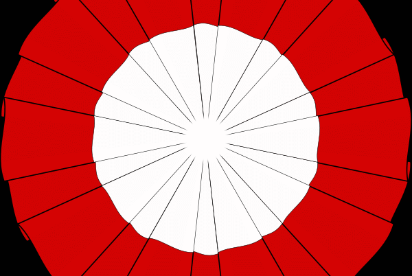 Kokarda narodowa (źródło: Wikimedia Commons)