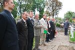 Uroczystości na cmentarzu w Sochaczewie, ul. Traugutta.