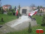 Chodecz, ul. Kaliska, pomnik. Stan z dn. 01. 05. 2012 r. (fot. Tomasz Karolak).