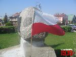 Chodecz, ul. Kaliska, pomnik. Stan z dn. 01. 05. 2012 r. (fot. Tomasz Karolak).