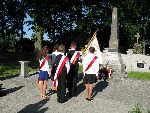 Nowy Duninw, Grb-Obelisk ku Czci Walczcych o Woln Polsk. Stan z dn. 01. 09. 2009 r. (fot. udostpniona przez Urzd Gminy Nowy Duninw).